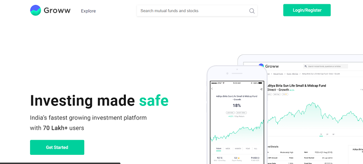 groww app mututal fund app