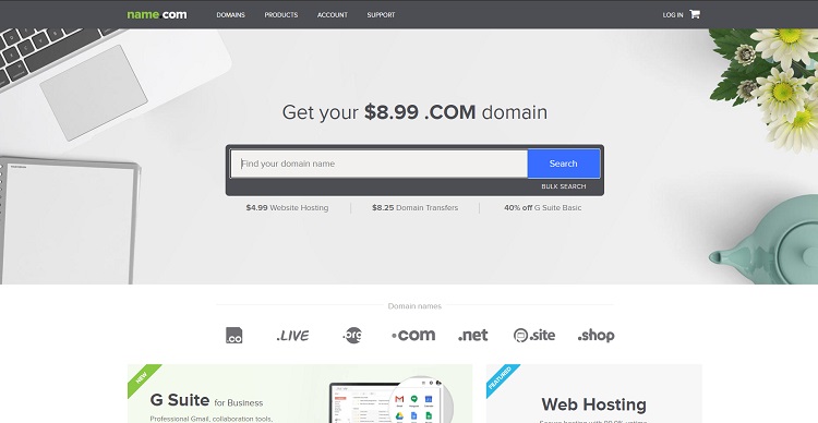 name.com domain registrar