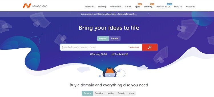 Namecheap.com domain registrar