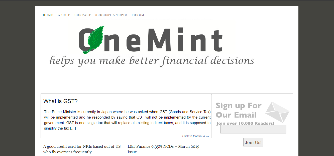 Onemint Financial Blog