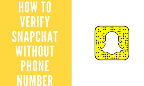 How To Verify Snapchat Without Phone Number