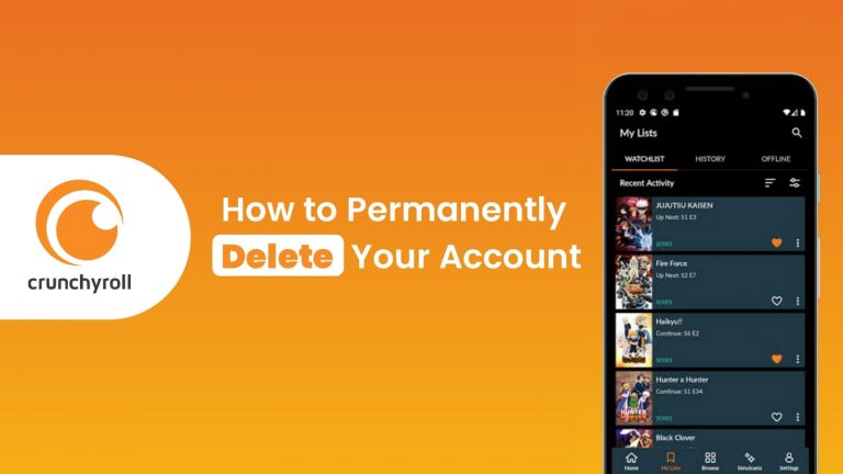 How to Permanently Delete Your Crunchyroll Account 