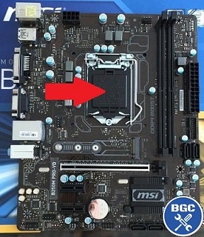 Locate the CPU Socket