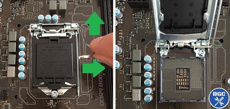 Open the CPU Socket